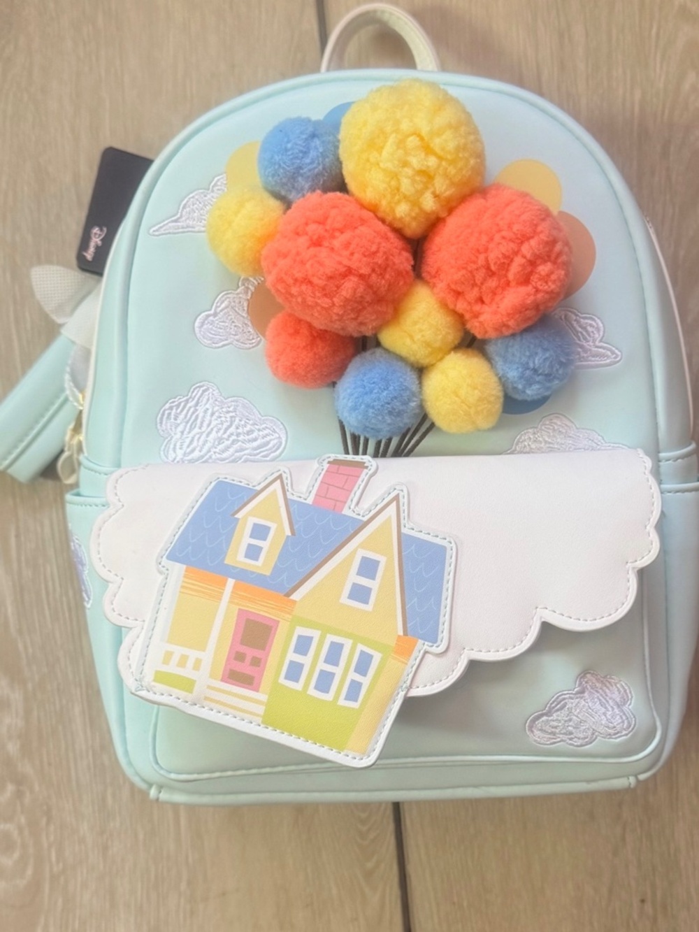 Rare find Loungefly Up Themed Backpack with Balloons and House